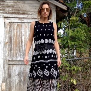 Black & White Tribal Print Dress